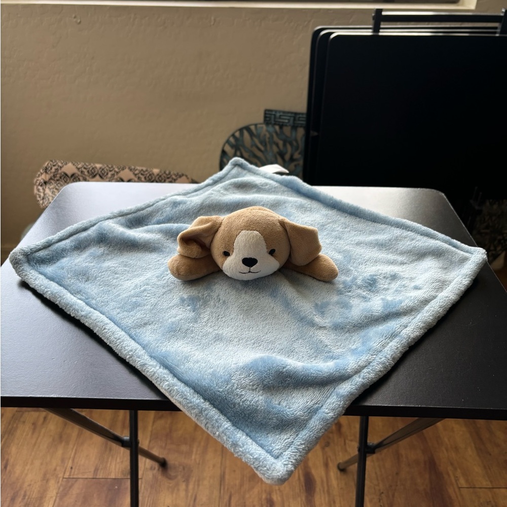 Carter’s puppy dog baby blanket lovey